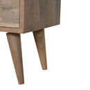 Hutch Mixed Pattern 2 Drawers Bedside Cabinet by Lavishway | Bedside Tables-58813