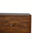 Hutch Mixed Chestnut Bedside Table by Lavishway | Bedside Tables-58805