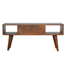 Hutch Solid Wood Chestnut Coffee Table by Lavishway | Coffee Tables-58785