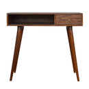 Hutch Solid Wood Chestnut Writing Desk by Lavishway | Reclaimed Wood Desks-58768
