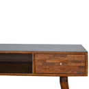 Hutch Solid Wood Chestnut Writing Desk by Lavishway | Reclaimed Wood Desks-58774