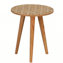 Hutch Patterned Design Cube End Table by Lavishway | Side Tables-58721