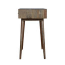 Hutch Contemporary Oak Finish Writing Desk by Lavishway | Reclaimed Wood Desks-58708