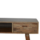 Hutch Contemporary Oak Finish Writing Desk by Lavishway | Reclaimed Wood Desks-58712