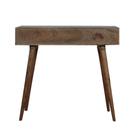 Hutch Contemporary Oak Finish Writing Desk by Lavishway | Reclaimed Wood Desks-58707