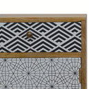 Hutch Mixed Pattern Bedside Table by Lavishway | Bedside Tables-58696