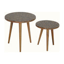 Modena Abstract Design Top Nesting Stools by Lavishway | Nest of Tables-57148