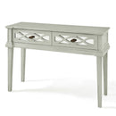 Modena Mirrored Panel 2 Drawers Console Table by Lavishway | Hallway Console Table-24682