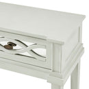 Modena Mirrored Panel 2 Drawers Console Table by Lavishway | Hallway Console Table-24684