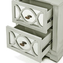 Modena Mirrored Panel 2 Drawers Side Table by Lavishway | Bedside Tables-24754