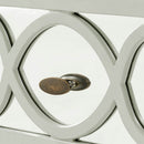 Modena Mirrored Panel 2 Drawers Side Table by Lavishway | Bedside Tables-24755