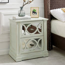 Modena Mirrored Panel 2 Drawers Side Table by Lavishway | Bedside Tables-24748