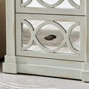 Modena Mirrored Panel 2 Drawers Side Table by Lavishway | Bedside Tables-24757