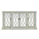 Modena Mirrored Panel 4 Doors Large Sideboard by Lavishway | Sideboards-24741