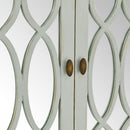 Modena Mirrored Panel 4 Doors Large Sideboard by Lavishway | Sideboards-24744