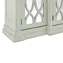 Modena Mirrored Panel 4 Doors Large Sideboard by Lavishway | Sideboards-24747