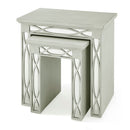 Modena Mirrored Panel Nest Of 2 Tables by Lavishway | Nest of Tables-24657