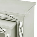 Modena Mirrored Panel Nest Of 2 Tables by Lavishway | Nest of Tables-24658