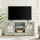 Modena Mirrored Panel 2 Doors TV Unit by Lavishway | TV Units Cabinets-24610