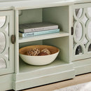 Modena Mirrored Panel 2 Doors TV Unit by Lavishway | TV Units Cabinets-24613