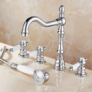 Brass Chrome Bathtub Tap & Hand Shower Set by Lavishway | Bathtub Faucets-49621