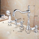 Brass Chrome Bathtub Tap & Hand Shower Set by Lavishway | Bathtub Faucets-49622