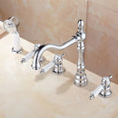 Brass Chrome Bathtub Tap & Hand Shower Set by Lavishway | Bathtub Faucets-49620
