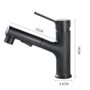 360° Rotatable Brass Pull Out Bathroom Tap by Lavishway | Bathroom Faucet-48897