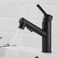 360° Rotatable Brass Pull Out Bathroom Tap by Lavishway | Bathroom Faucet-48893