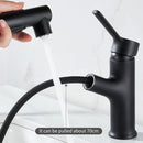 360° Rotatable Brass Pull Out Bathroom Tap by Lavishway | Bathroom Faucet-48892