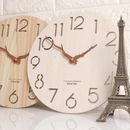 Modern Design Wooden 3D Wall Clock by Lavishway | Wall Clocks-50035