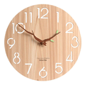 Modern Design Wooden 3D Wall Clock by Lavishway | Wall Clocks-50030