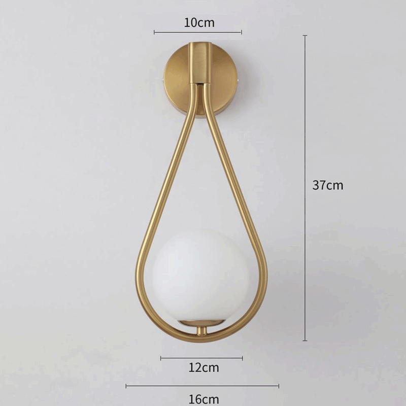 Modern LED Metal Wall Sconce Light by Lavishway | Wall Lights-50221