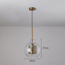 Modern Loft Glass Ball Pendant Light by Lavishway | Pendant Lighting-50205