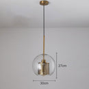 Modern Loft Glass Ball Pendant Light by Lavishway | Pendant Lighting-50202