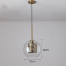 Modern Loft Glass Ball Pendant Light by Lavishway | Pendant Lighting-50200