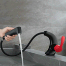 Modern Brass Pull Out Spout Bathroom Tap by Lavishway | Bathroom Faucet-48963