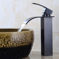 Waterfall Style Square Body Bathroom Tap by Lavishway | Bathroom Faucet-48983
