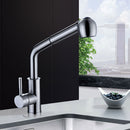 Modern Style Steel Kitchen Tap With Spray Gun by Lavishway | Kitchen Faucets-48609