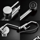 Modern Style Steel Kitchen Tap With Spray Gun by Lavishway | Kitchen Faucets-48614