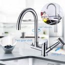 Modern Style Steel Kitchen Tap With Spray Gun by Lavishway | Kitchen Faucets-48611