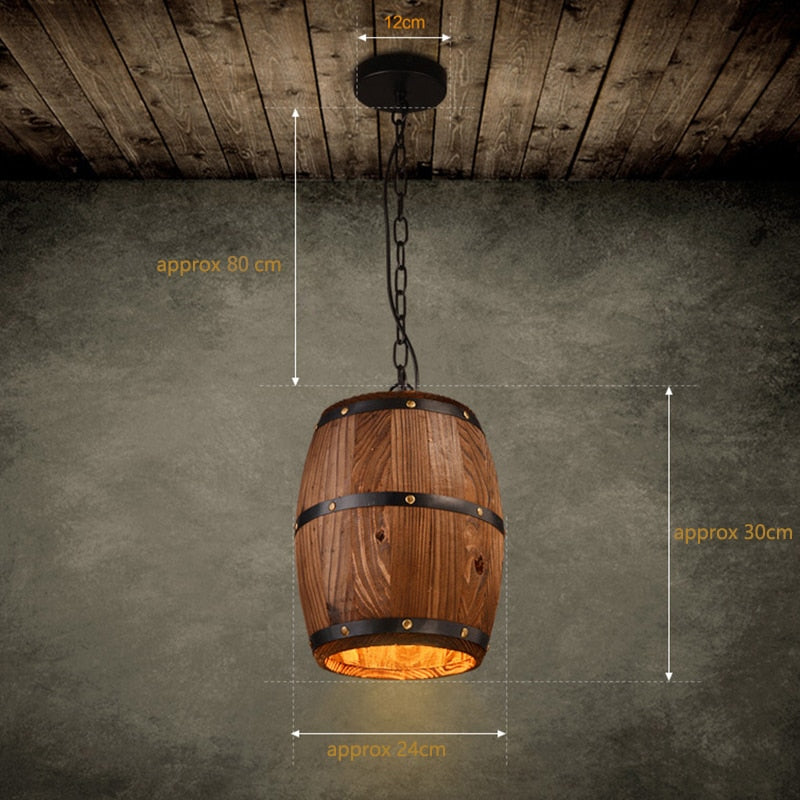 Modern Wine Barrel Ceiling Pendant Light by Lavishway | Pendant Lighting-50085