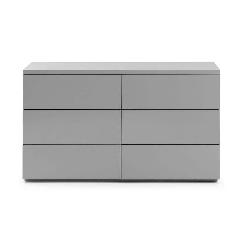 Monaco Grey High Gloss 6 Drawers Chest by Lavishway | Chest Of Drawers-61573