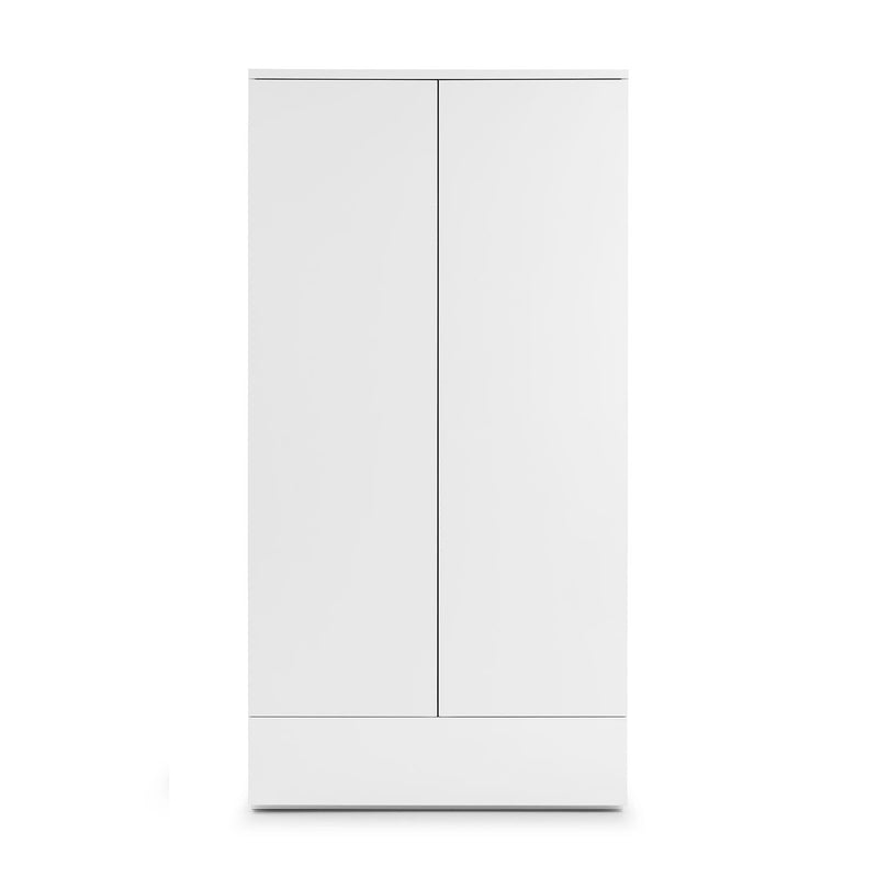 Monaco High Gloss 2 Doors & 1 Drawer Wardrobe by Lavishway | Wardrobe-61592