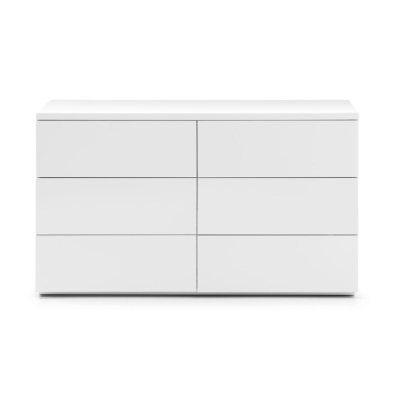 Monaco White High Gloss 6 Drawers Chest by Lavishway | Chest Of Drawers-61570