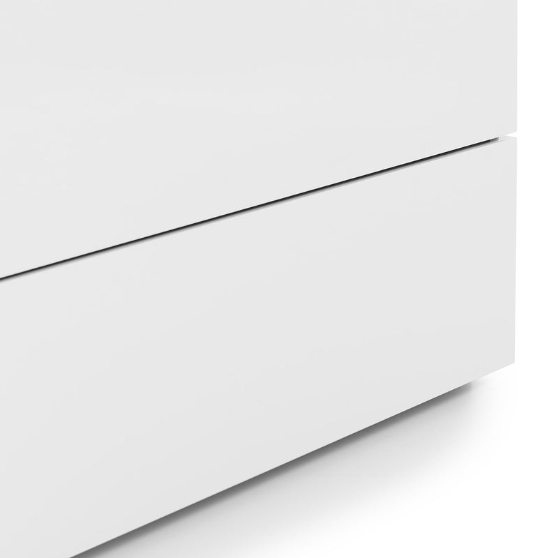 Monaco White High Gloss 6 Drawers Chest by Lavishway | Chest Of Drawers-61571