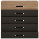 Monaco Stirling Oak Finish 5 Chest Of Drawers by Lavishway | Chest Of Drawers-44098