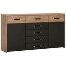 Monaco Wooden 2 Doors 5 Drawers Cupboard by Lavishway | Cupboards-44117