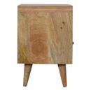 Daslton Open Slot Bedside Table by Lavishway | Bedside Tables-58642