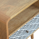 Daslton Open Slot Bedside Table by Lavishway | Bedside Tables-58643